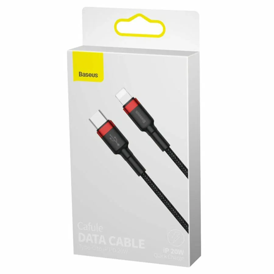 BASEUS USB CATLKLF-91 TYPE-C TO IOS Սև/ԿԱՐՄԻ 1M