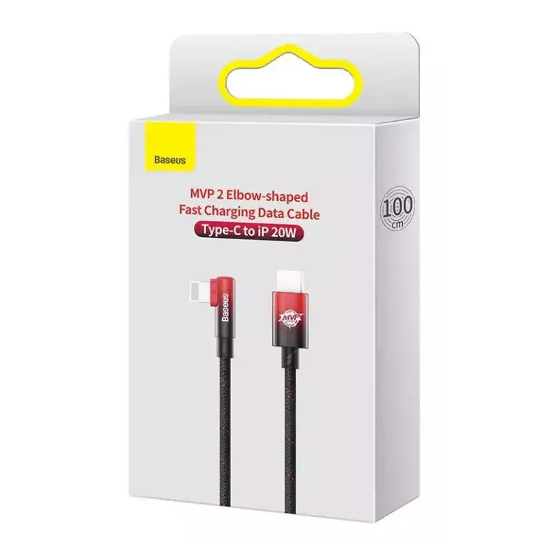 BASEUS USB CAVP000220 TYPE-C TO IOS Սև/ԿԱՐՄԻՐ 1M