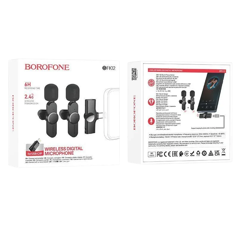 Borofone BFK12 IOS/TYPE-C Փոքր Խոսափող