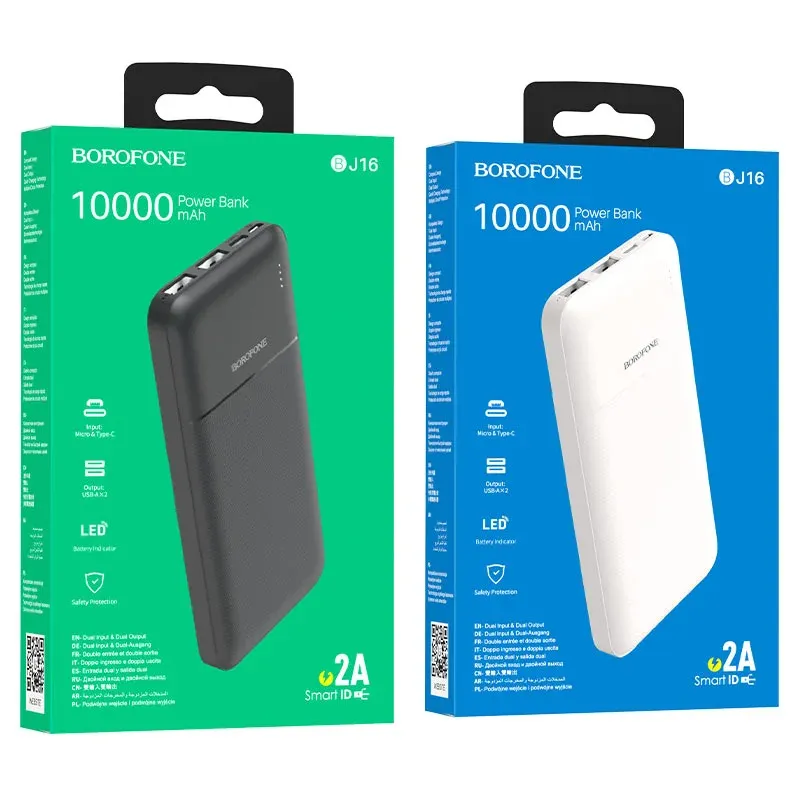 BOROFONE POWERBANK BJ16 10000mAh Սև