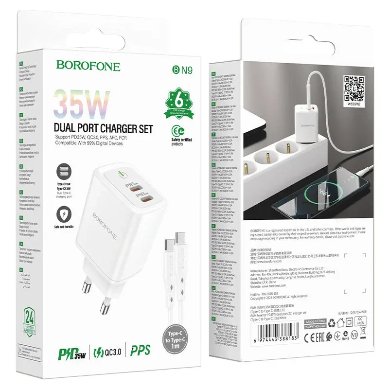 BOROFONE ԼԻՑՔ+ԼԱՐ BN9 TYPE-C TO TYPE-C ՍՊԻՏԱԿ