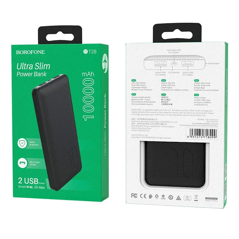 BOROFONE POWERBANK BT28 10000mAh ՍՊԻՏԱԿ
