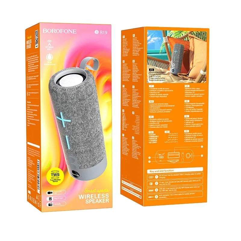 BOROFONE ԲԱՐՁՐԱԽՈՍ BR19 Մոխրագույն