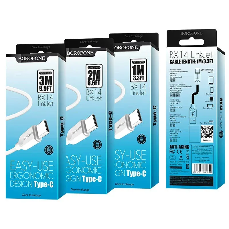 BOROFONE USB BX14 TYPE-C ՍՊԻՏԱԿ-1մ