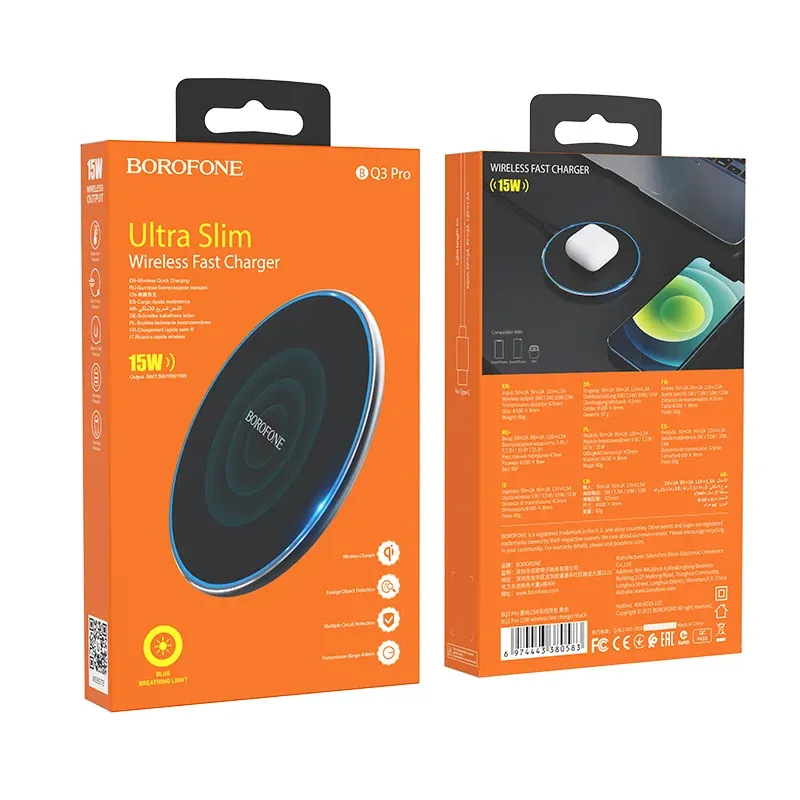 BOROFONE ԱՆԼԱՐ ԼԻՑՔԱՎՈՐԻՉ BQ3 PRO Սև