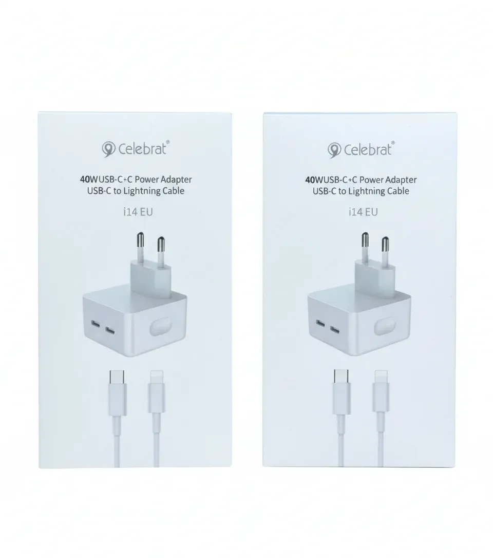 Լիցքավորիչ + Լար Type-C to Lightning CELEBRAT I14