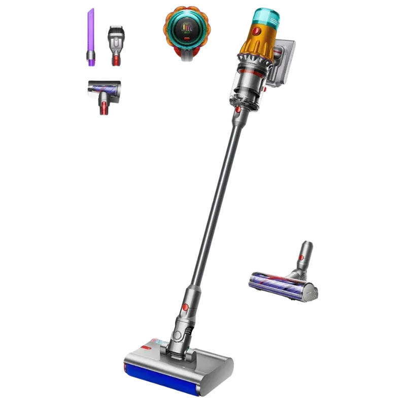 DYSON ԱՆԼԱՐ ՓՈՇԵԿՈՒԼ V12S DETECT VACUUM-YELLOW/NICKLE