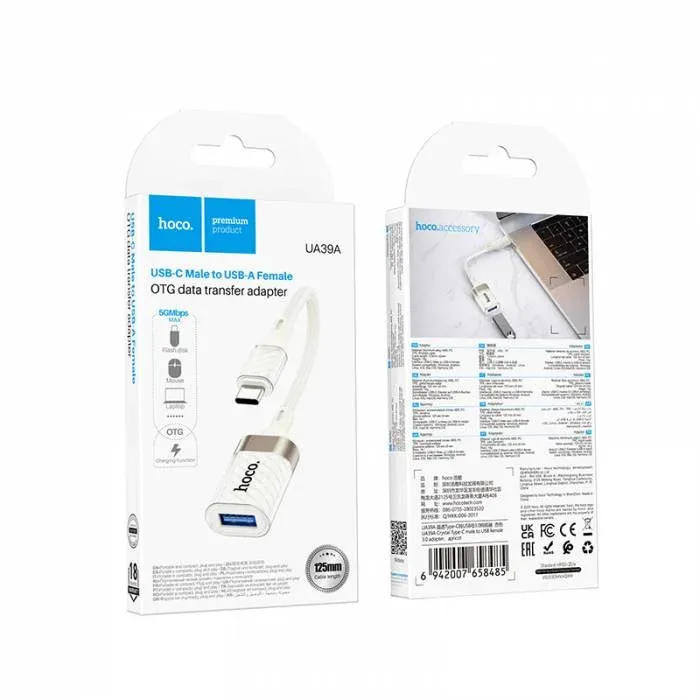 HOCO ԱԴԱՊՏԵՐ UA39A Type-C to USB USB 3.0