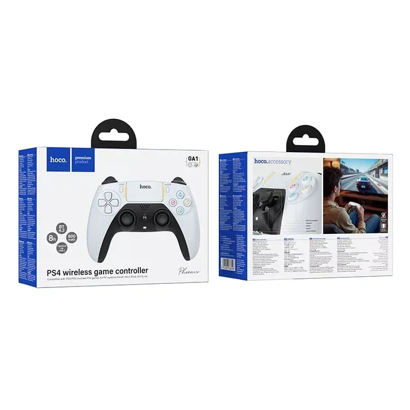 HOCO GA1 Phoenix PS4 Խաղային Վահանակ Անլար Սպիտակ