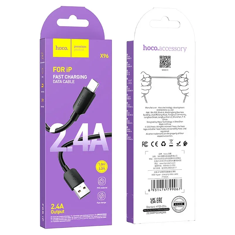HOCO USB X96 IOS Սև
