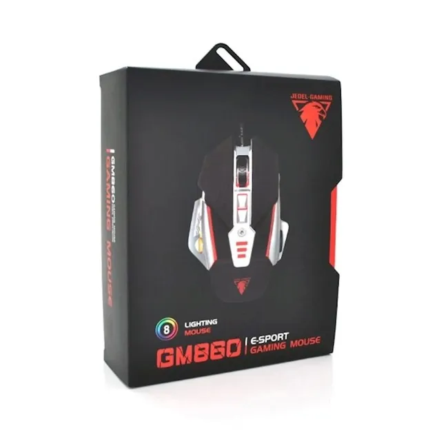 JEDEL GM860 RGB Խաղային մկնիկ (Սև)
