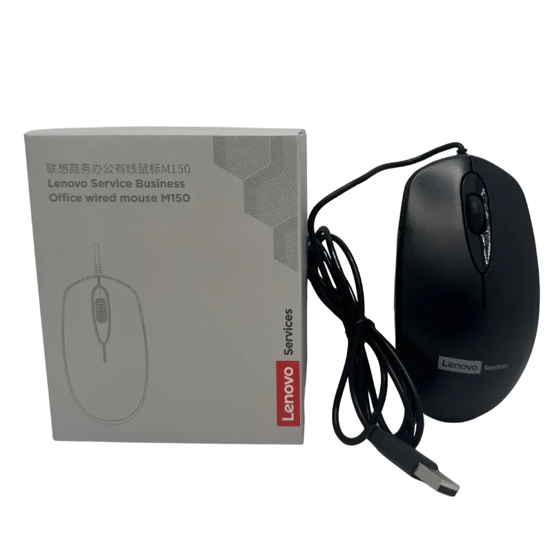 Lenovo M150 Լարային օպտիկական մկնիկ (Սև)