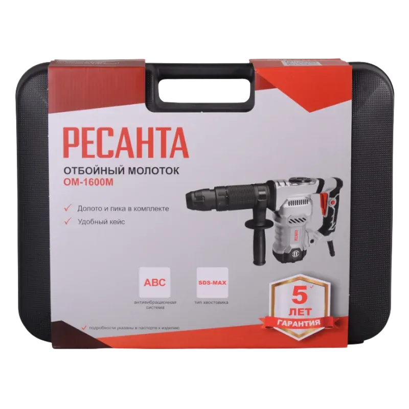 Ресанта ОМ-1600М Հարվածային մուրճ