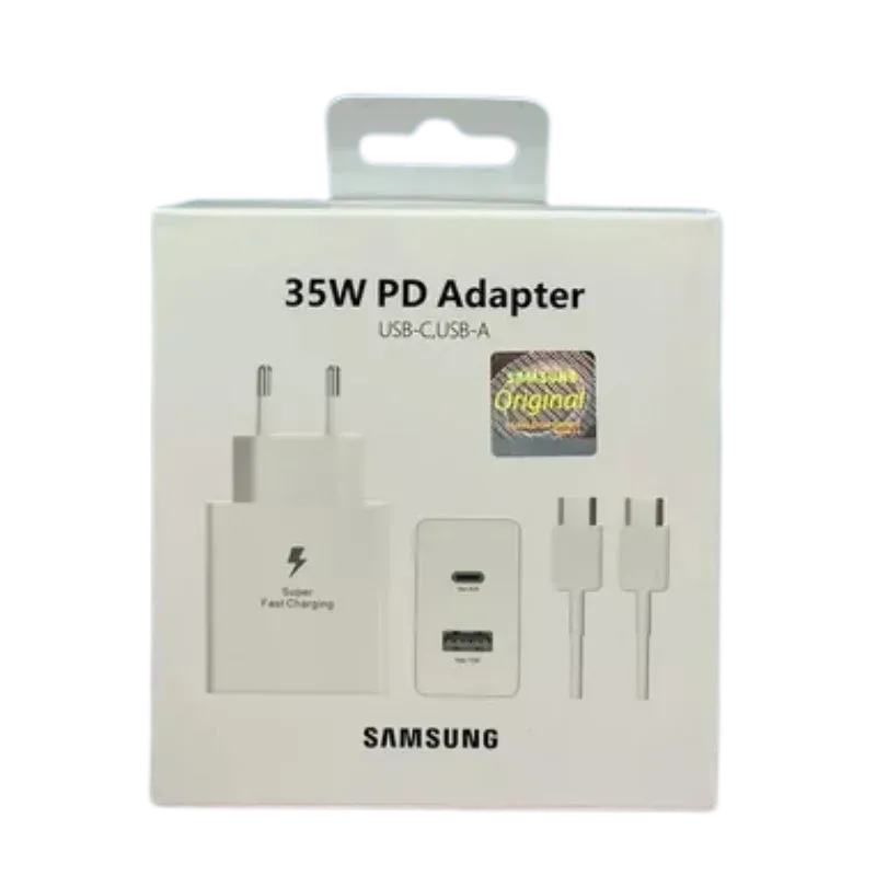Samsung ԼԻՑՔԱՎՈՐԻՉ+ԼԱՐ 35W TYPE-C TO TYPE-C Սպիտակ