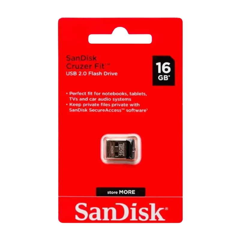 USB ՖԼԵՇ SANDISK CRUZER FIT 16GB