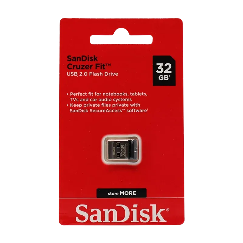 USB ՖԼԵՇ SANDISK CRUZER FIT 32GB