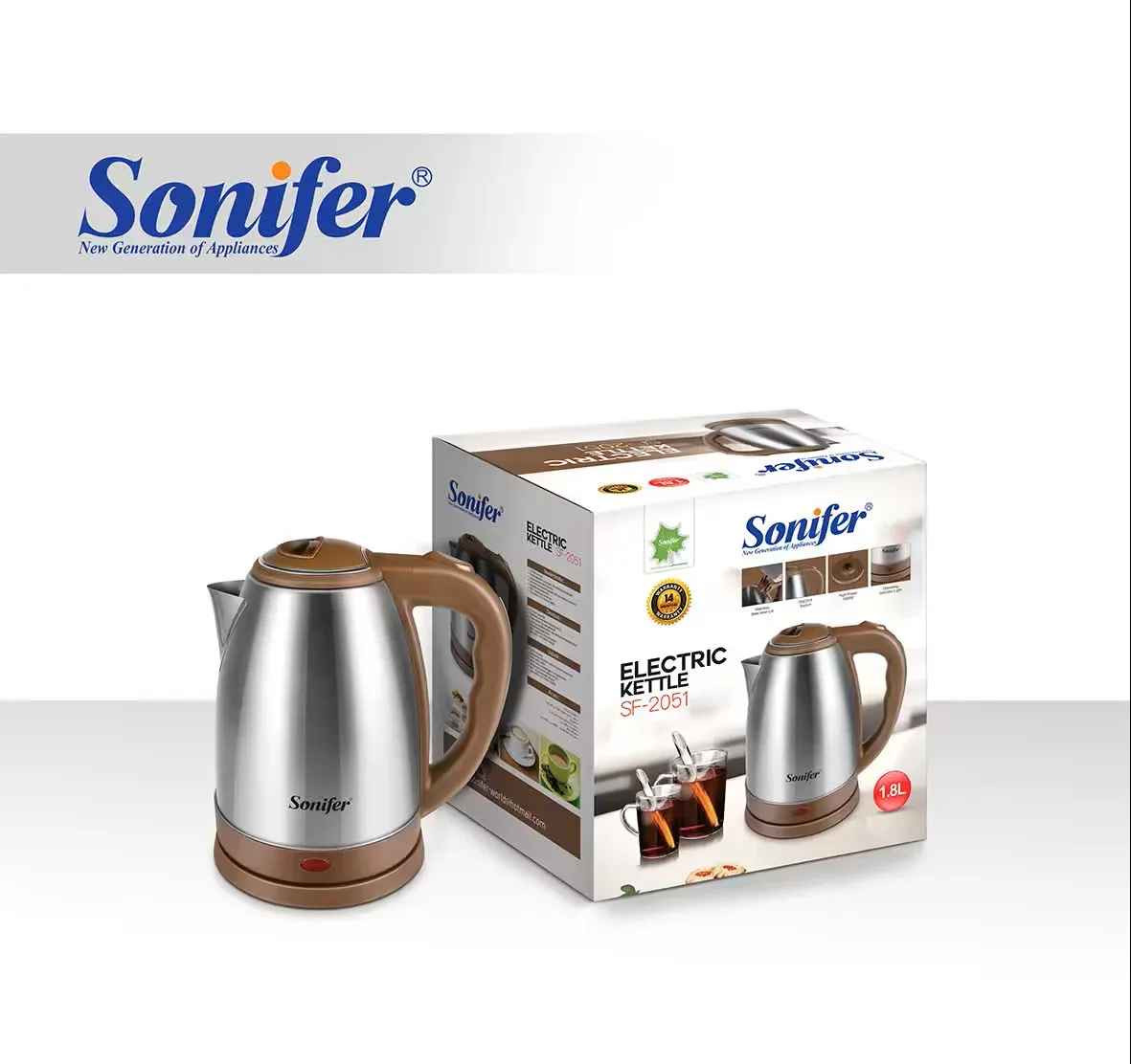 SONIFER SF-2051 ԹԵՅՆԻԿ ՇԱԳԱՆԱԿԱԳՈՒՅՆ 1.8Լ