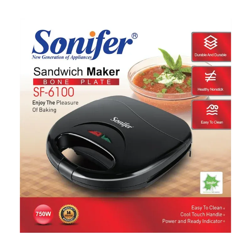 SONIFER SF-6100 Վաֆլի պատրաստող սարք ոսկորի տեսքով