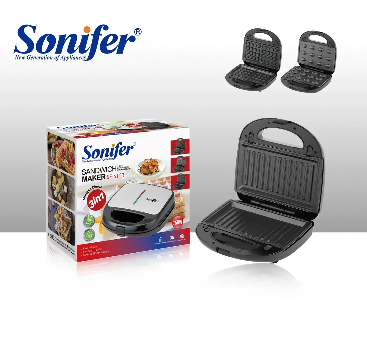 SONIFER SF-6153 ՍԵՆԴՎԻՉԻ ՍԱՐՔ 3-ը 1-ում