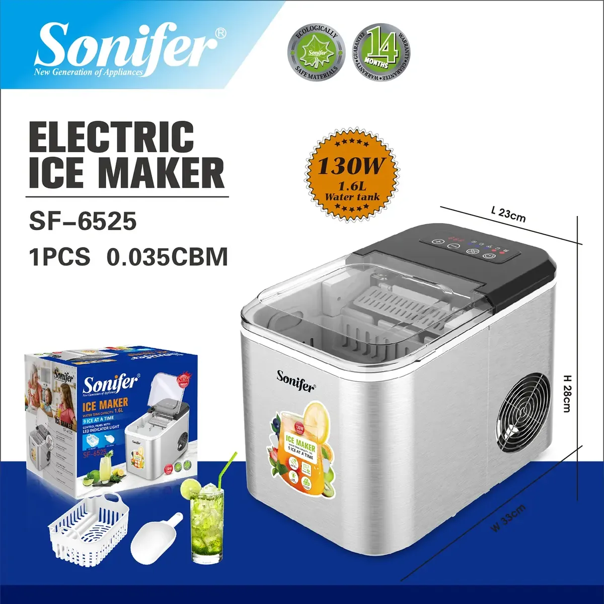 SONIFER SF-6525 Սառույց պատրաստող սարք