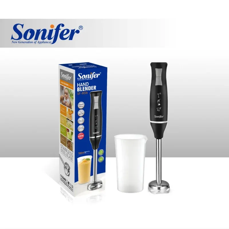 SONIFER SF-8026 Ձեռքի Բլենդեր Սև