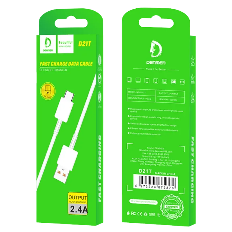 VDENMENV USB D21T Type-C Սպիտակ