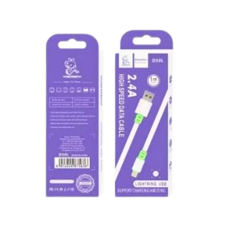 VDENMENV D50L USB-ից iOS Լար Կանաչ