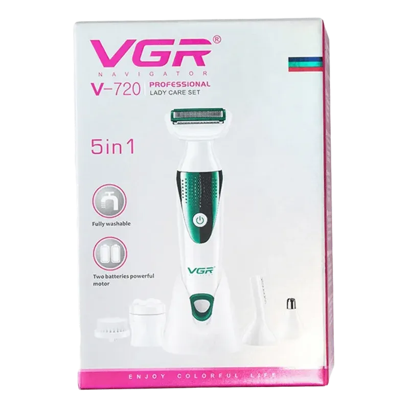 VGR V-720 Էպիլյատոր Սափրիչ 5-ը 1-ում