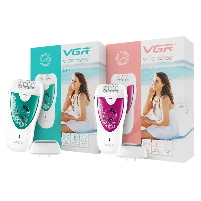 VGR V-722 Էպիլյատոր Սափրիչ 2-ը 1-ում