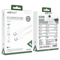 ACEFAST USB C18-03 Type-C to Type-C Սպիտակ