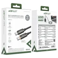 ACEFAST USB C23-03 Type-C to Type-C Սև