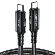 ACEFAST USB C4-03 Type-C to Type-C 100W Սև
