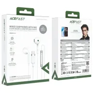 ACEFAST L7 Ականջակալ Փոքր Լարով Type-C Սպիտակ