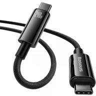 BASEUS USB CAWJ040001 Type-C to Type-C Սև 1M