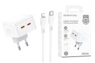 Լիցքավորիչ + Լար Type-C to Lightning BOROFONE BA76A