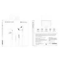 BOROFONE BM80 Max Ականջակալ Փոքր Լարով Սպիտակ