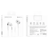 BOROFONE BM80 PRO Ականջակալ Փոքր Լարով Սպիտակ