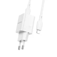 BOROFONE ԼԻՑՔ+ԼԱՐ BN14 TYPE-C TO IOS Սպիտակ