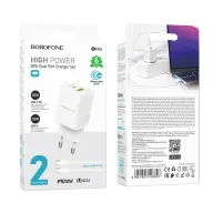 BOROFONE ԼԻՑՔ+ԼԱՐ BN14 TYPE-C TO TYPE-C Սպիտակ