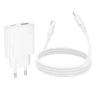 BOROFONE ԼԻՑՔ+ԼԱՐ BN24 TYPE-C TO IOS Սպիտակ