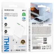 BOROFONE ԼԻՑՔ+ԼԱՐ BN25 TYPE-C TO TYPE-C ՍՊԻՏԱԿ