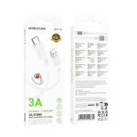BOROFONE BX115 USB-ից Type-C լար, Սպիտակ