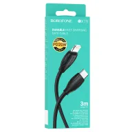 BOROFONE USB BX19 TYPE-C TO IOS 3M Սև