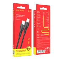 BOROFONE USB BX51 TYPE-C TO TYPE-C Սև