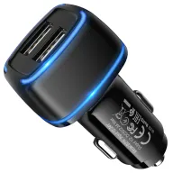 BOROFONE BZ14 Մեքենայի լիցքավորիչ (2 USB) – Սև