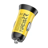 BOROFONE BZ26 Smart Մեքենայի լիցքավորիչ – Դեղին