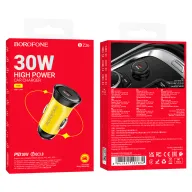 BOROFONE BZ26 Smart Մեքենայի լիցքավորիչ – Դեղին