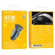 BOROFONE BZ26B Smart Մեքենայի լիցքավորիչ – Կապույտ