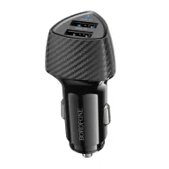 BOROFONE BZ31A Մեքենայի արագ լիցքավորիչ (QC3.0) — Սև
