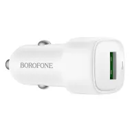 BOROFONE BZ34 Ավտոմեքենայի լիցքավորիչ, Սպիտակ